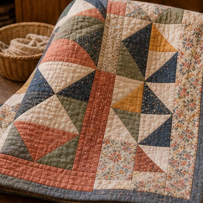 Projecte fet amb teixits de La Sabadellenca: Quilt de patchwork