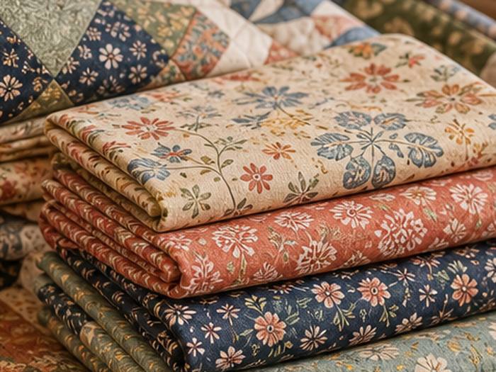 Fotografia de teles de patchwork